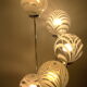 Lampadaire vintage 5 globes Mazzega en cascade