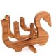 Folding wooden candle holder in the shape of a bird, 70s