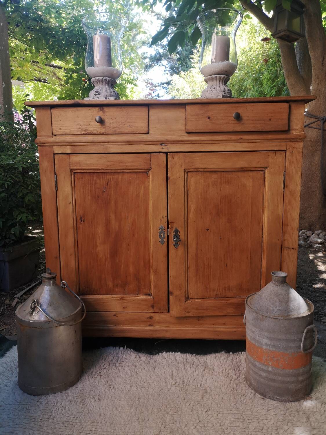 Old pine sideboard