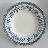 Assiette terre de fer H.B et Cie