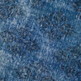 4x7 Shades Of Blue Classic Vintage Rug, 112x205Cn