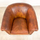 Vintage sheep leather club chair Aalten