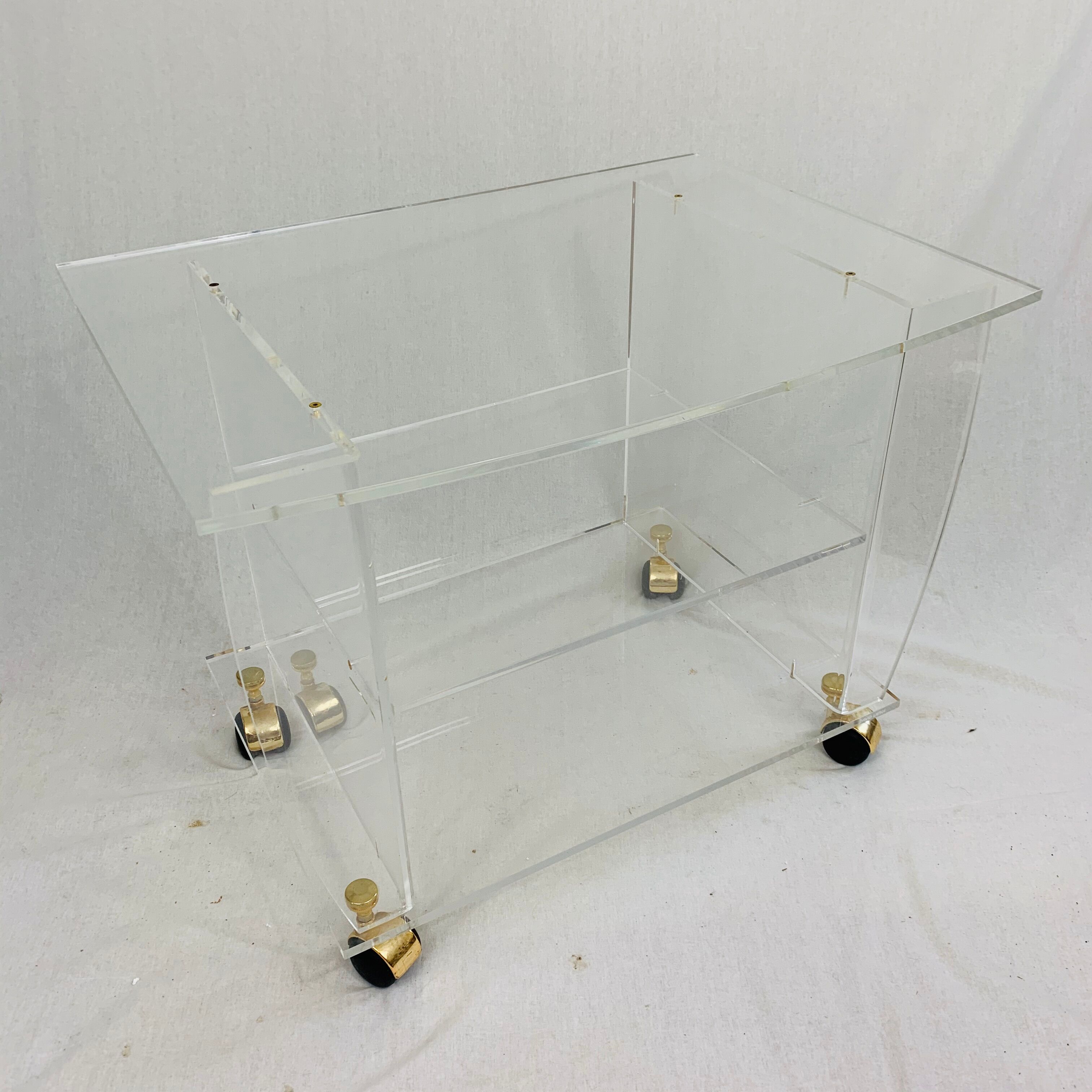 Altuglass plexiglass serving table David Lange