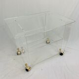 Altuglass plexiglass serving table David Lange