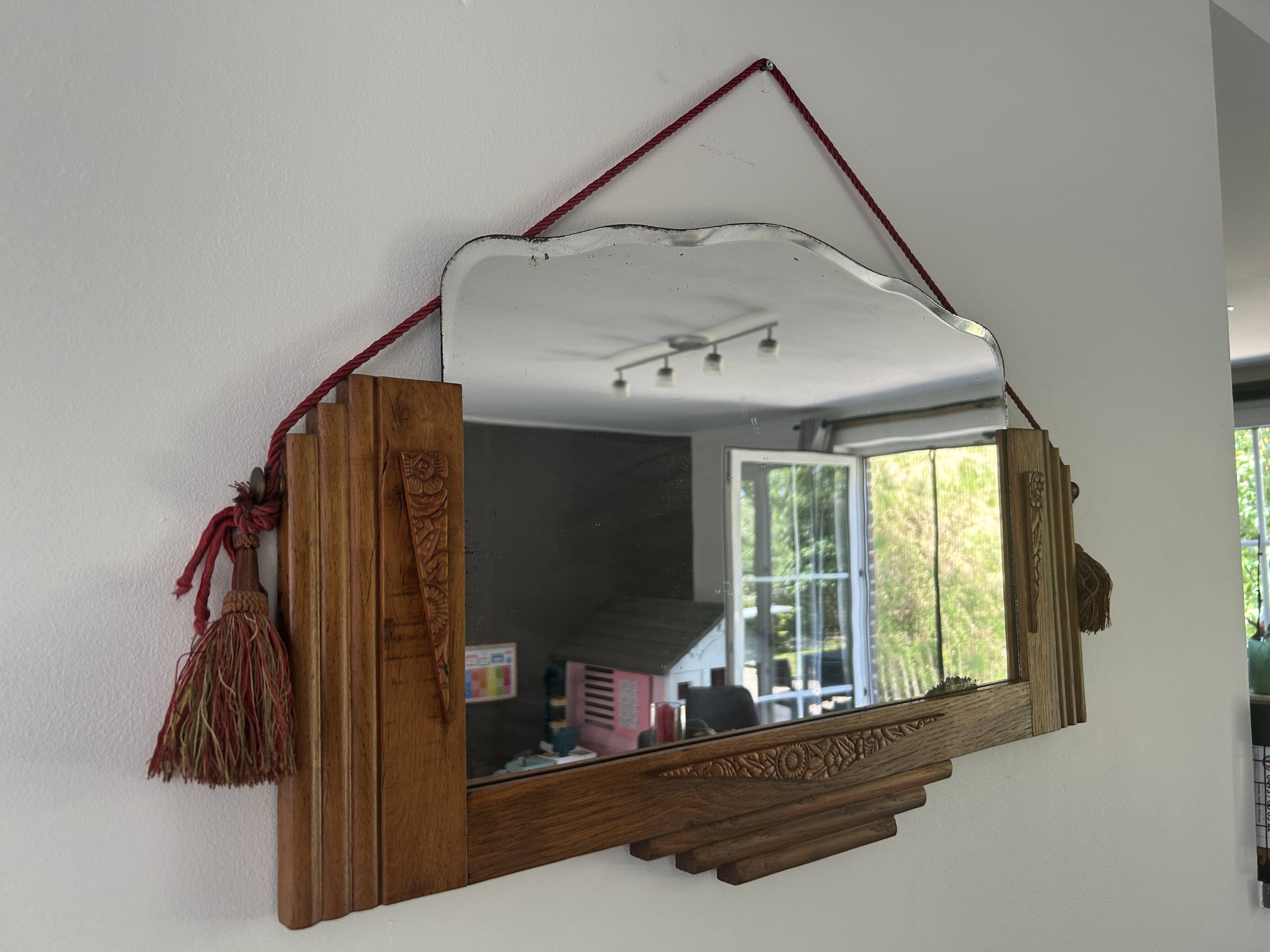 ART DECO period mirror