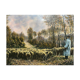 Tableau HST "Paysage aux moutons" signé Lucien Michon (né en 1887)