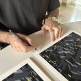 Tirage d'Art, édition limitée signée, Midnight City de l'artiste A. Alves