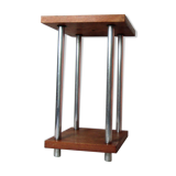 Table harness solid wood chrome dyed steel vintage