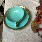 Set of 2 antique tea cups made in France