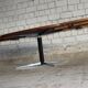 Table oval 50s 60s J.M. Thomas for Wilhelm Renz vintage adjustable system