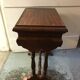 Table travailleuse en acajou debut XXeme