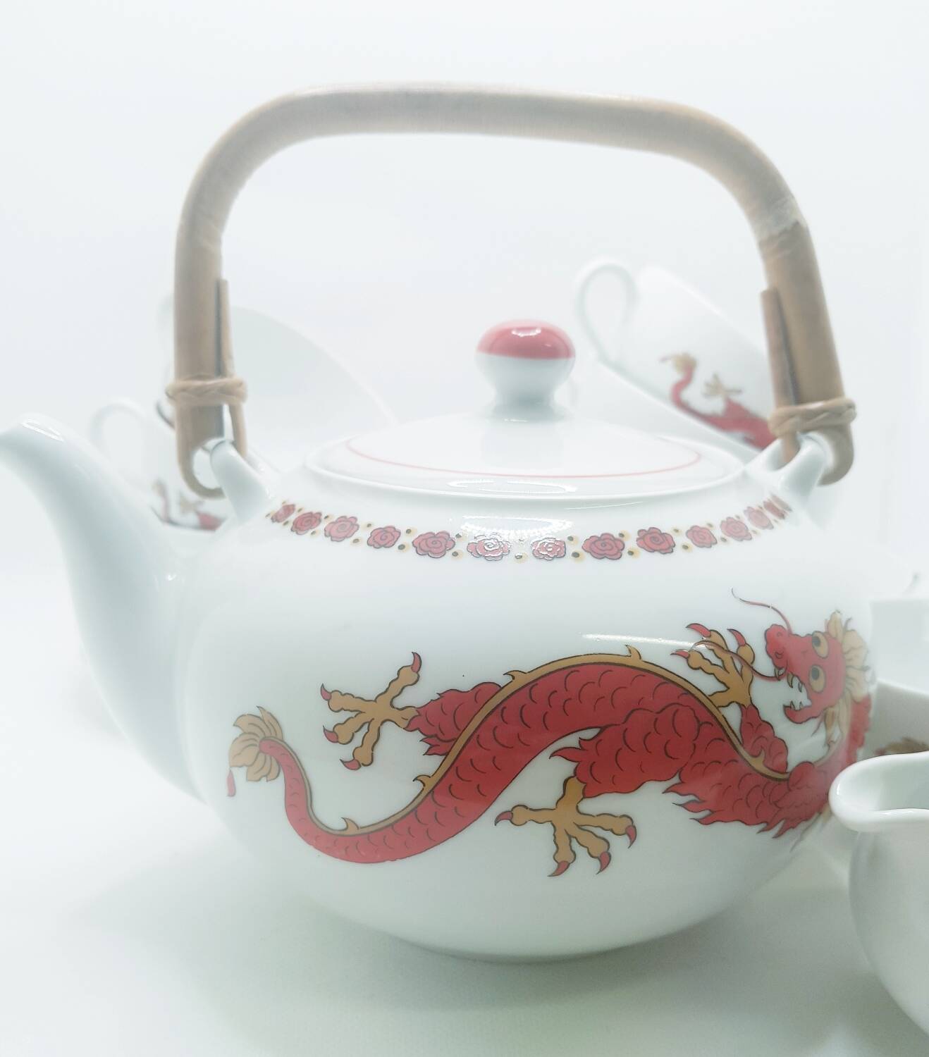 Théière dragon en porcelaine bavaroise