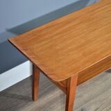 Midcentury Myer two tier teak coffee table