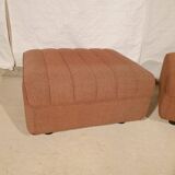 Pair of vintage ottomans