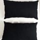 Pair of Art Deco cushions in upholstery fabric