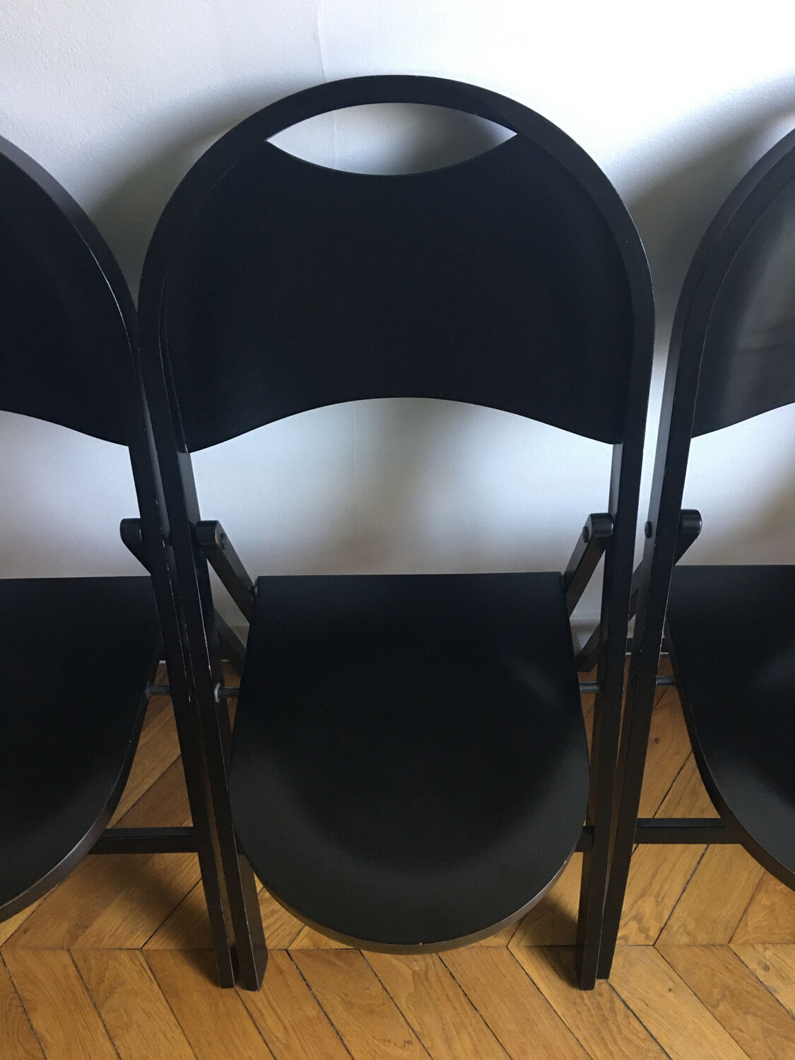 Castiglioni folding table & chairs 1965