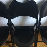 Castiglioni folding table & chairs 1965