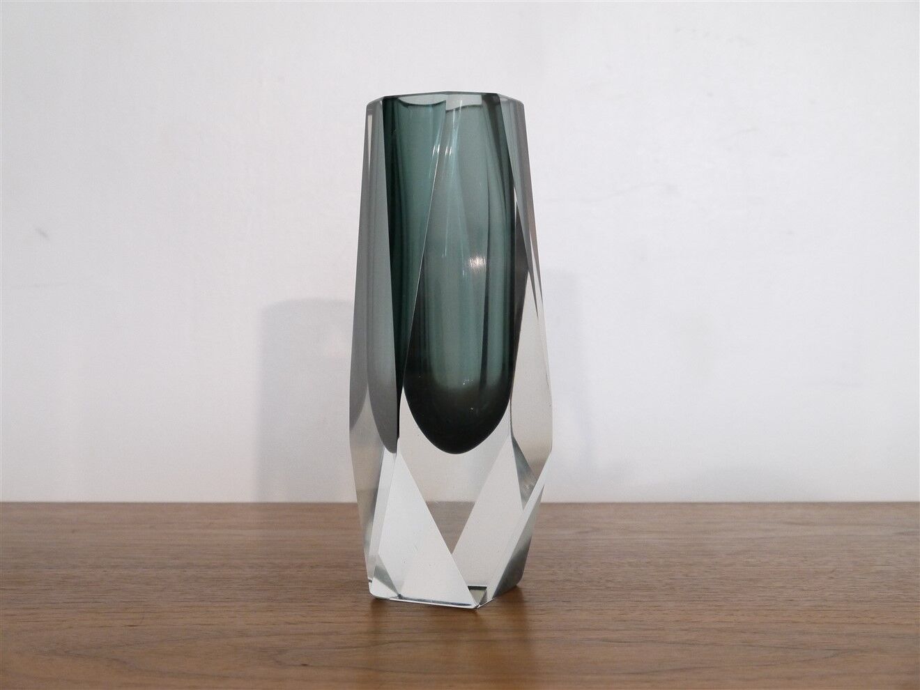 Vase sommerso de Flavio Poli pour Seguso, Murano
