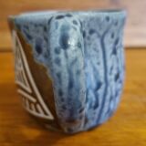 Polynesian ceramic mug Maohi pattern