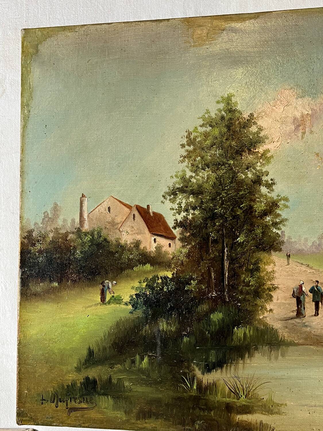 Pair of oils on canvas