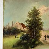 Pair of oils on canvas