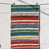Handwoven recycled cotton rug - 40 x 60 cm