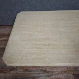 Travertine coffee table – 1970s work