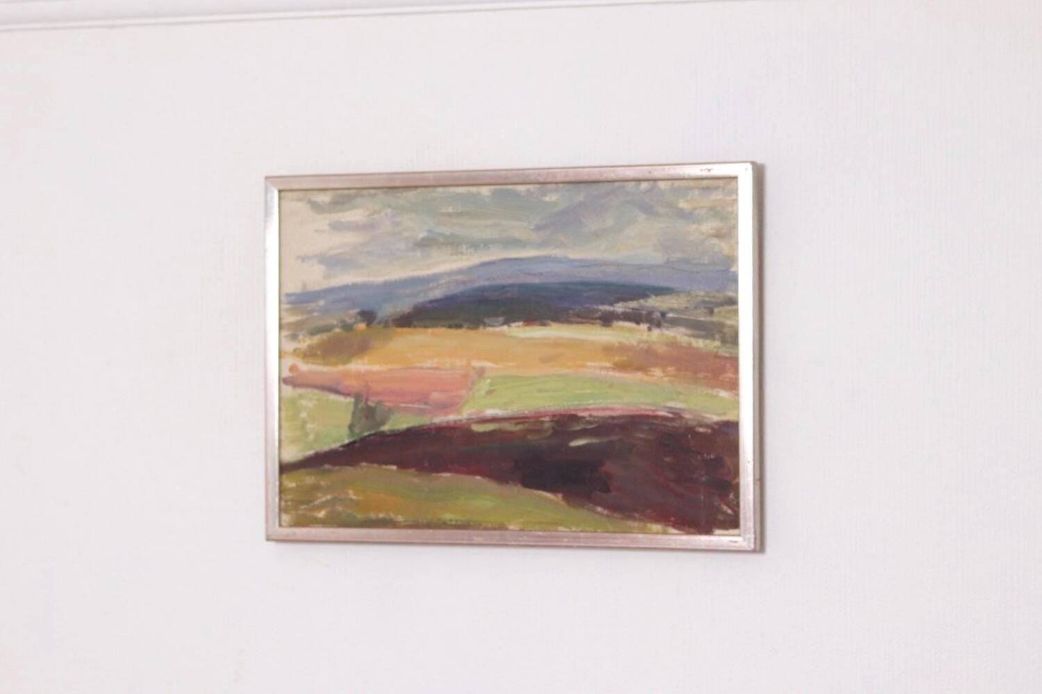 Original Swedish Oil on Canvas – “Dartmoor Heden” – Vintage & Framed