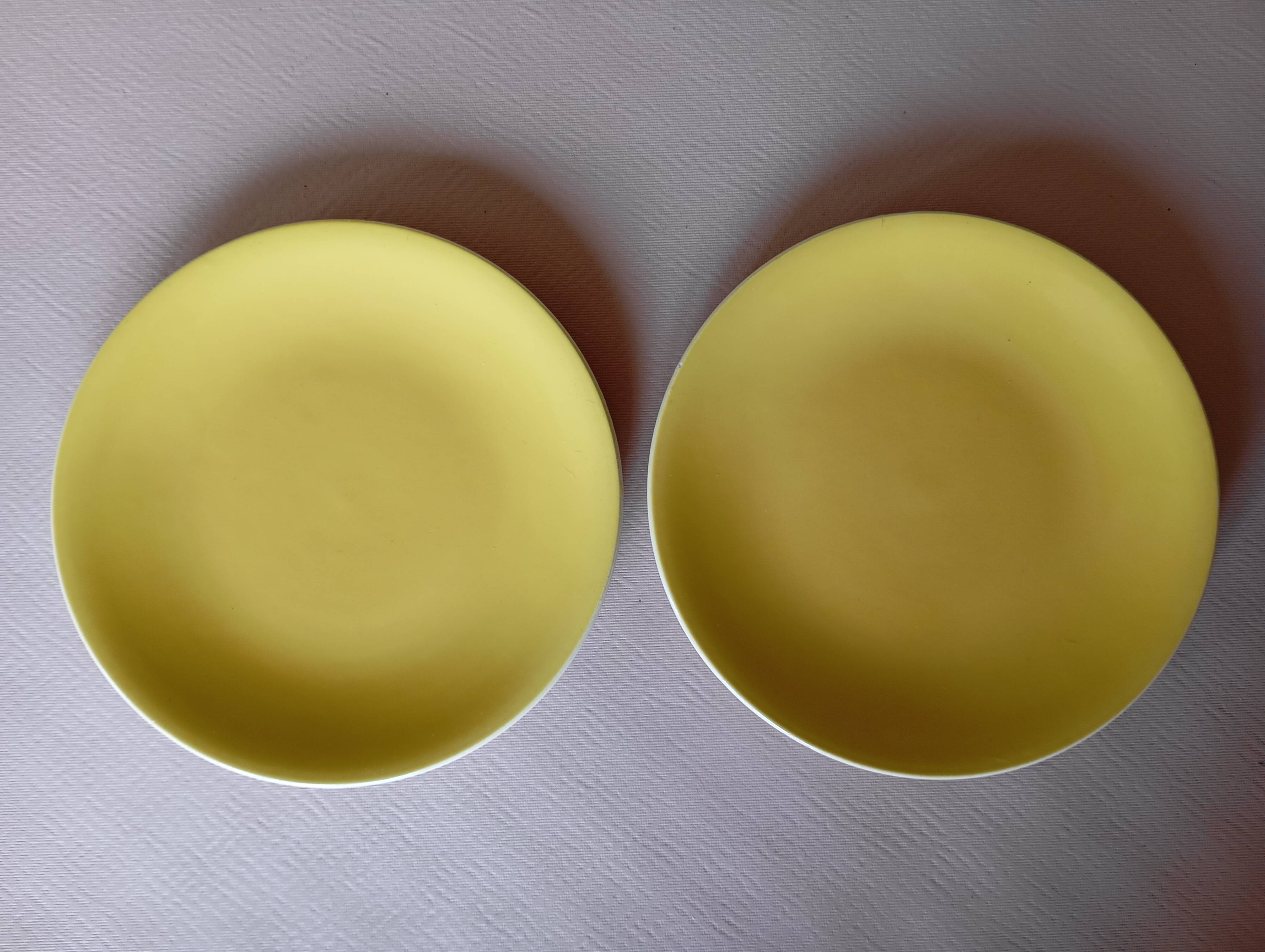 2 KG Lunéville “Météor” dessert plates