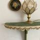 60s velvet wall shelf