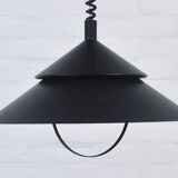 Black vintage pendant lamp from Denmark