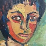 20th century portrait or self-portrait painting