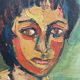 20th century portrait or self-portrait painting