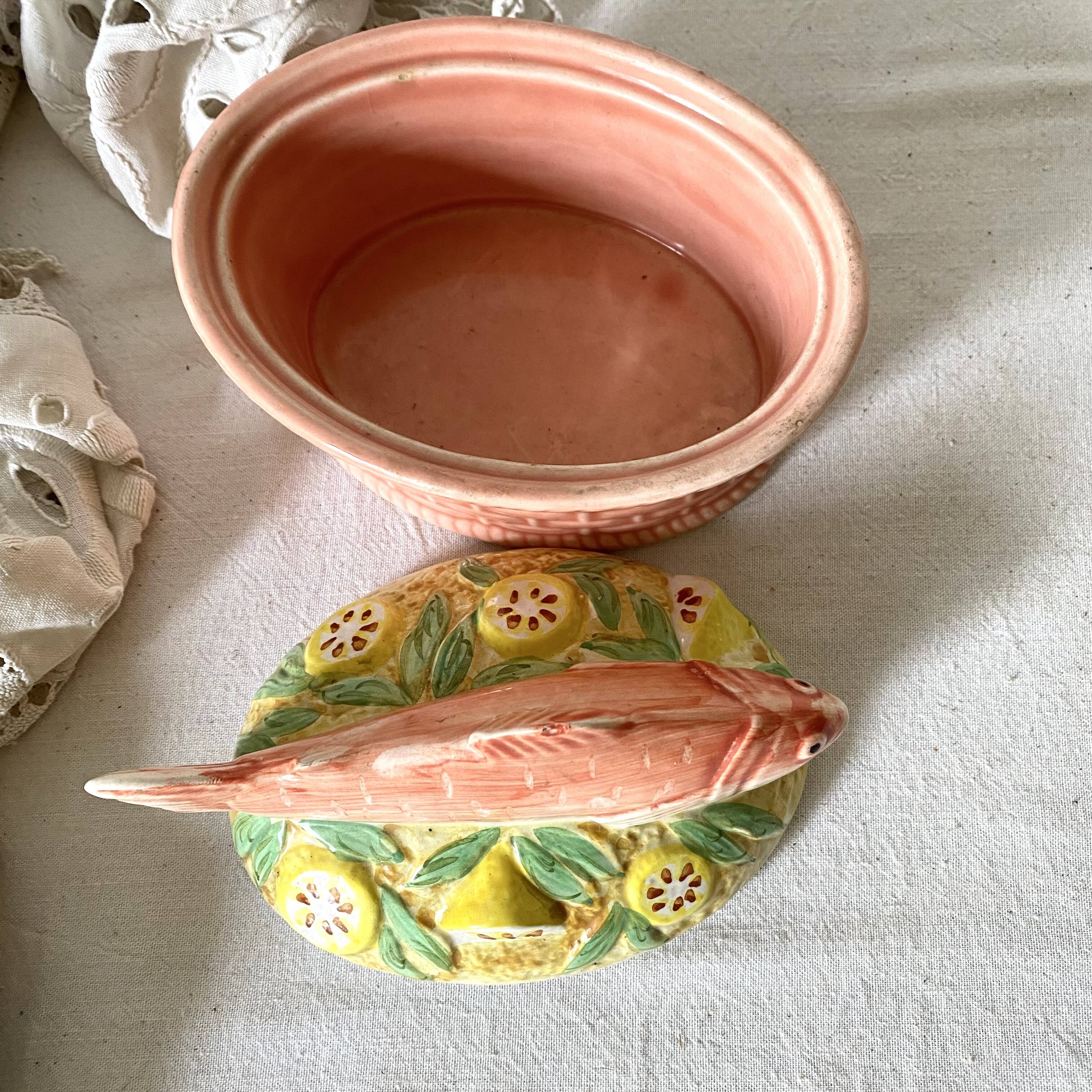 Salmon terrine with slip of Portugal