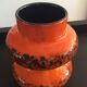 Scandinavian vase from the 60s in glazed ceramic