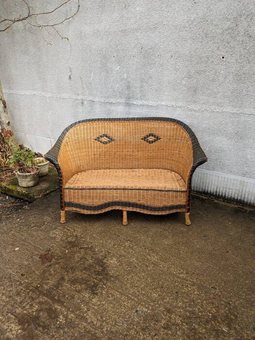 Wicker sofa