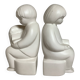 Pair of children's bookends reading from the 70s
