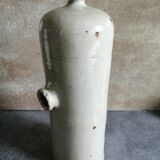 Grey glazed stoneware hot water bottle