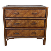Commode en rotin