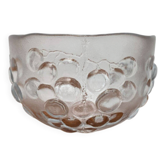 Vintage Swedish glass bowl by Ann Wärff for Kosta Boda, 1970s.