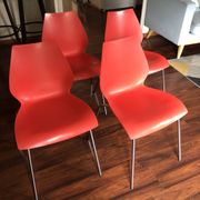 Set of 4 Kartell Maui chairs by Vico Magistretti