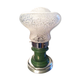 Art deco Clichy's glass globe lamp