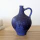 Vase Mid-Century bleu Klein Heyne Keramik, Allemagne, années 60