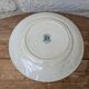 Old ceramic plate Terre de Fer Ste Amandinoise model Iris