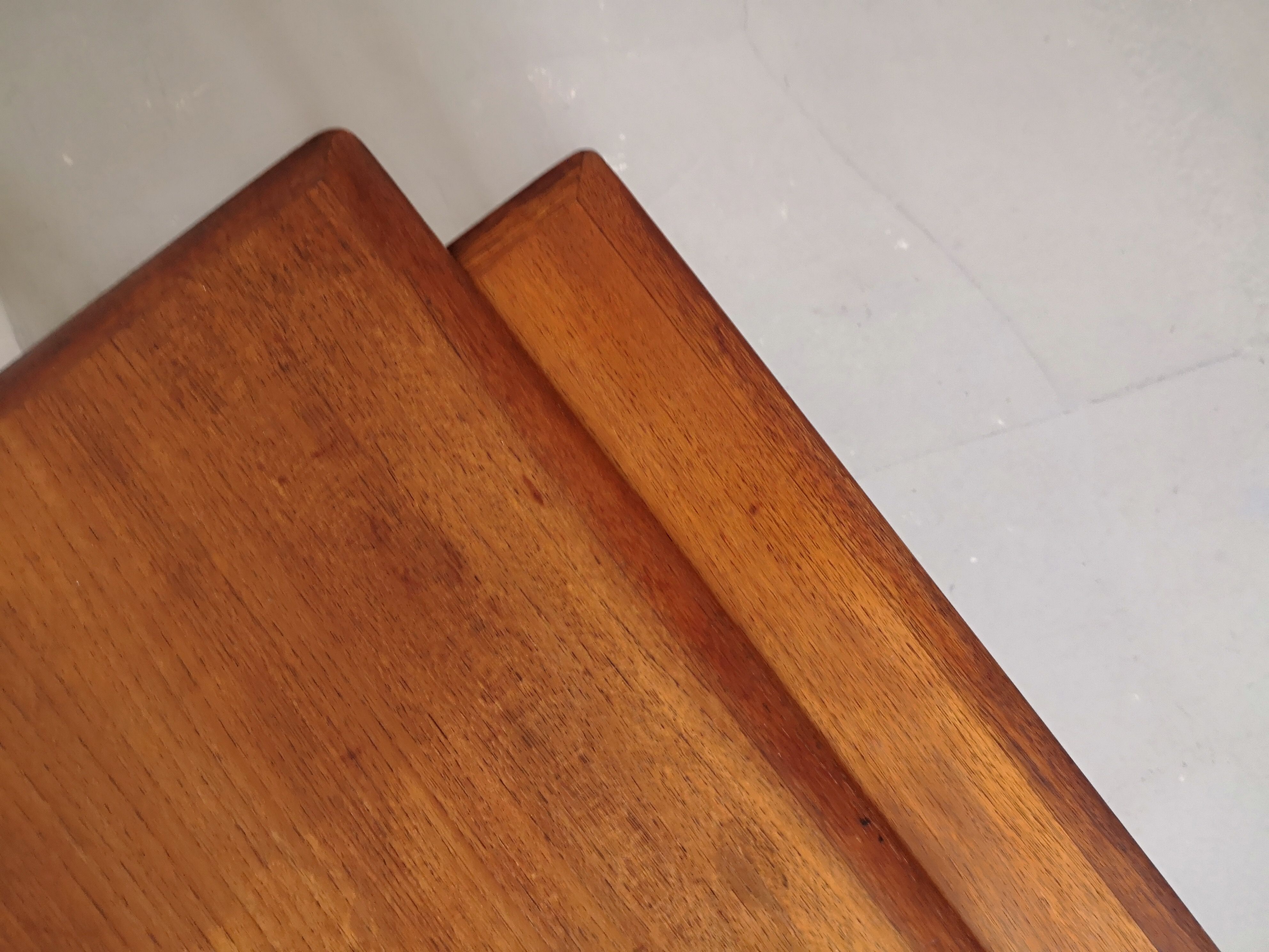 Table gigogne scandinave en teck veritable, 1970