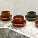 Handmade ceramic egg cups