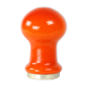Lampe de table mid-century en verre opalin orange par Stefan Tabery, Opp Jihlava, années 1960.