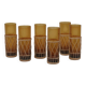 Wicker lemonade glasses x6