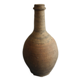 antique rustic decorative terracotta pottery bottle