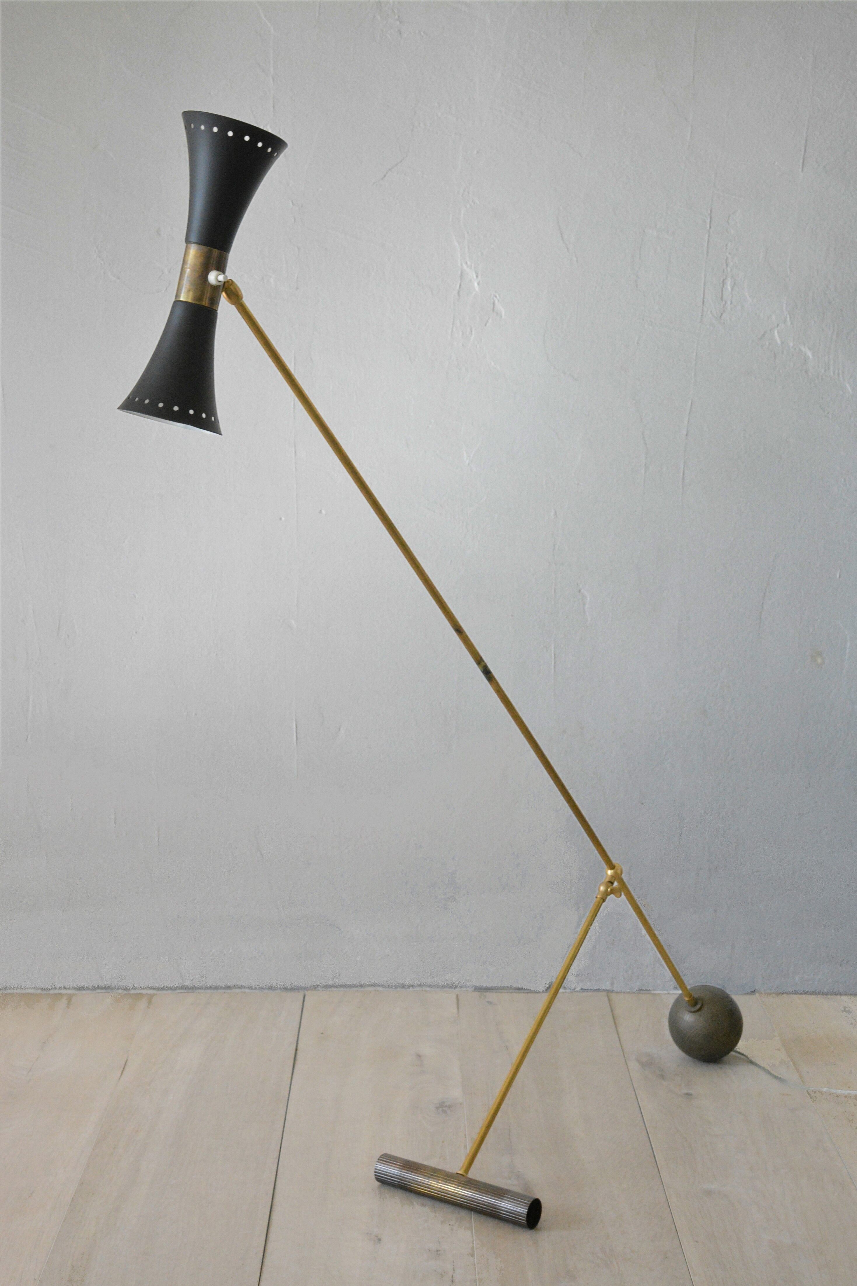 Italian counterbalance floor lamp
